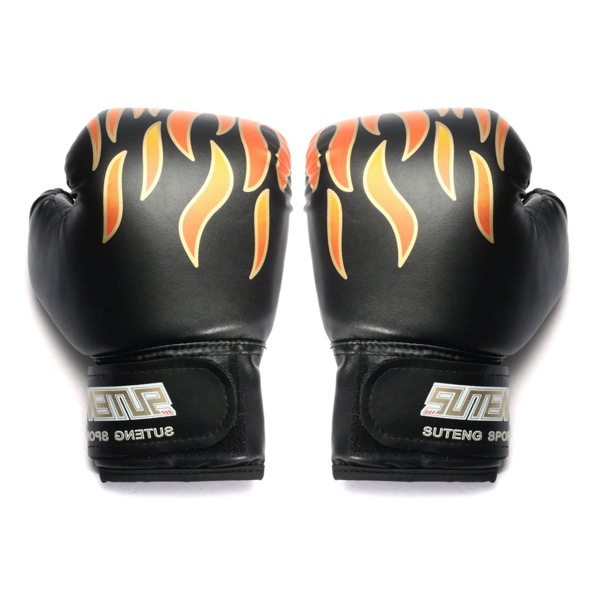 Sale Childs 3~12y Boys Girls Kid Fire Boxing Gloves Punching Fight Training #