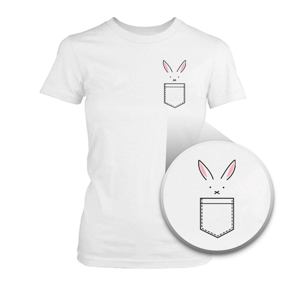 Women's Cute Rabbit Print Shirt Long Raglan Sleeves Tops Casual Loose Lightweight Bunny Graphic Easter Pullover Sweatshirt 