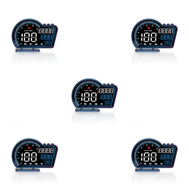 Pantalla de coche Riwesomey Velocímetro HUD instalación no destructiva Pantalla multifunción