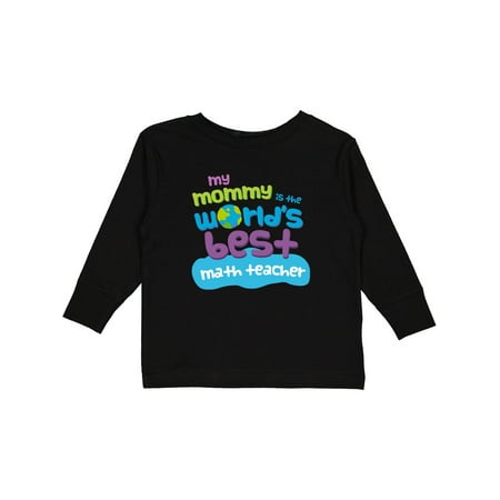 

Inktastic Math Teacher Gifts for Kids Gift Toddler Boy or Toddler Girl Long Sleeve T-Shirt