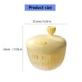 thumbnail image 5 of YIEMEEN Vegetable Dryer Washer Fruit and Vegetable Washer Salad Spinner Kitchen Greens Drainer Strainer Tool Easy to Use, 5 of 16