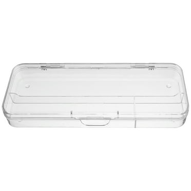 MLINS  Transparent Stationery Container Plastic Case Pencil Empty Aesthetic