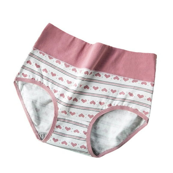 Ashirexll Womens Cotton Underwear, Ladies Underwear Panties, Womens Lace Mid Rise Waist Hip Lift Breathable Body Shaping Underwear