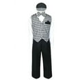 thumbnail image 3 of New Baby Boy & Toddler Eton Formal Vest Suit Outfits Black S M L XL 2T 3T 4T, 3 of 7