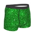thumbnail image 4 of Uemuo Green Glitter Pattern Men's Boxer Briefs,Trunk Anti-Chafing,Comfortable, Durable, and Stylish Underwear-, 4 of 9