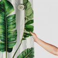 thumbnail image 3 of Orinice Funny shower curtain tropical banana leaves watercolor bathroom set, 60x72, 3 of 7