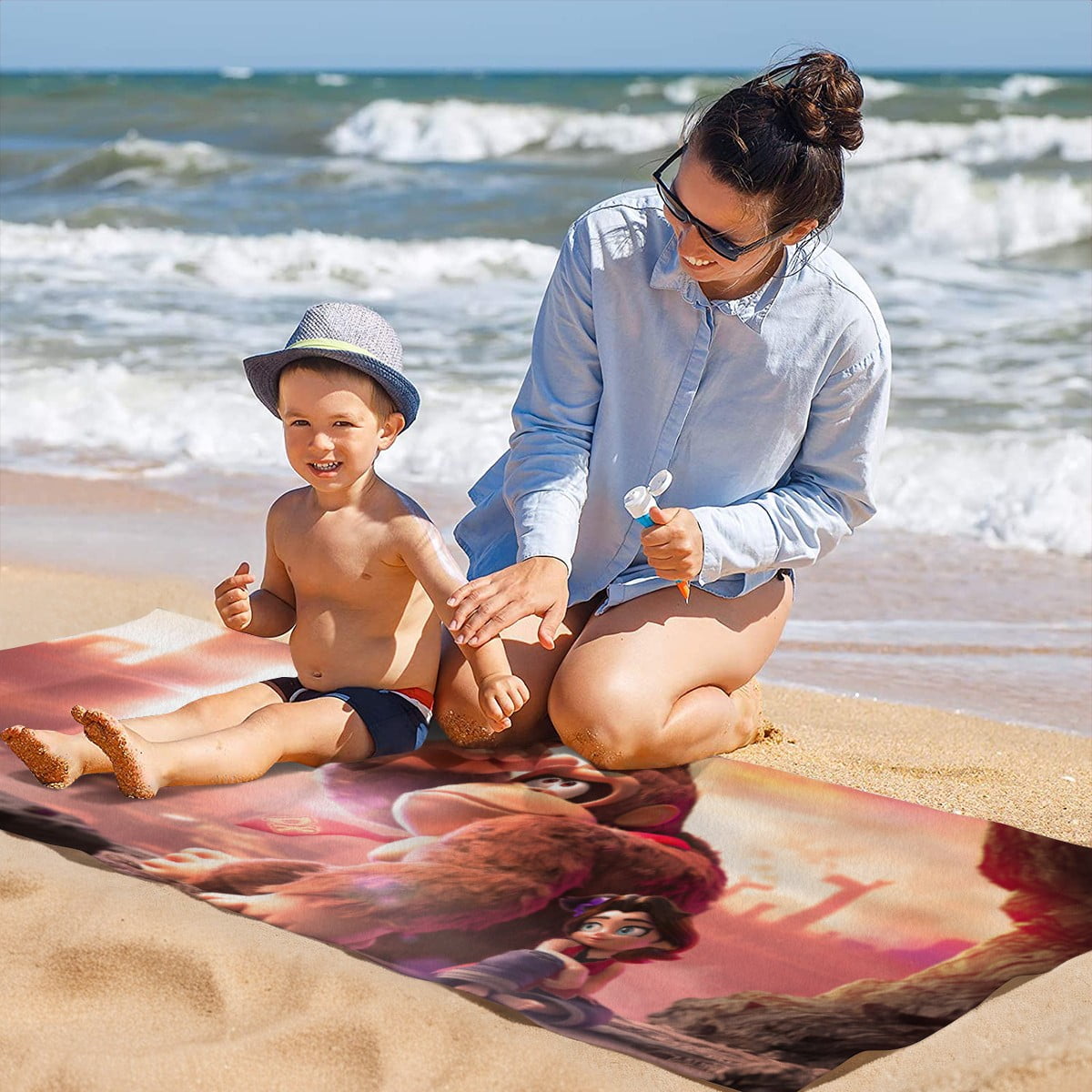 Donkey Kong Bananza Beach Towel 30"x60" Quick Drying Microfiber Gift