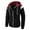 Black, variant on MuZeFu Men Coat and Jacket Clearance Sales Online Men's Fashion Casual Blocking Color Zipper Pockets Long Sleeve Hooded Casual Outwear