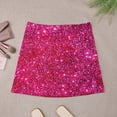 thumbnail image 3 of Cute Sparkly Skirt Summer Glittery Sparkle Print Streetwear Casual A-line Skirts Cute Min, 3 of 7