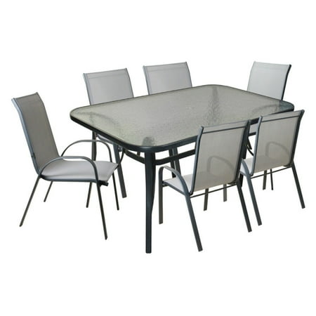 CC Outdoor Living 7 Piece Outdoor Textilene Mesh and Steel ... CC Outdoor Living 7 Piece Outdoor Textilene Mesh and Steel ... on Cc Outdoor Living id=86125