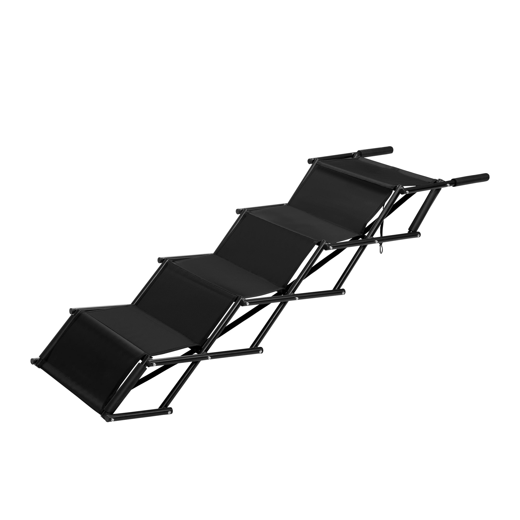 Pefilos 4 Steps Dog Ramps for Large Dogs SUV, Car, Dog Stairs Foldable Pet Ramp for High Beds, Trucks, Supports Up To150 lbs, Black Pefilos 4 Steps Dog Ramps for Large Dogs SUV, Car, Dog Stairs Foldable Pet Ramp for High Beds, Trucks, Supports Up To150 lbs, Black