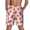 thumbnail image 4 of Uemuo Watermelon Pattern Mens Swim Trunks Quick Dry Board Shorts with Mesh Lining, Stretch Beach Shorts Quick Dry No-Chafing Board Shorts-3X-Large, 4 of 9