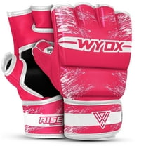 WYOX MMA Gloves for Men Adults, Training & Sparring Gloves with Wrist Support, Padded Knuckle Protection for Boxing, Kickboxing & Martial Arts