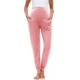 thumbnail image 4 of REALiKUN Women's Maternity Pants Over Belly Lounge Pajamas Clothes Pregnancy Joggers with Pockets, 4 of 6