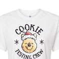 thumbnail image 3 of Disney Winnie The Pooh - Christmas Cookie Testing Crew - Juniors Cropped Cotton Blend T-Shirt, 3 of 5