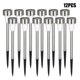 thumbnail image 5 of traje de lámpara solar Irfora 12 PCS D C1.2V 0.2W LED de energía con energía solar Luz de césped Lámpara de picos Control de luz sensible IP44 Resistencia al agua 300mAh incorporada Célula recargable Irfora traje de lámpara solar, 5 of 7