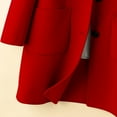 thumbnail image 6 of Olyvenn Fall Coats for Women 2025 Single Breasted Trench Coat Mid Long Classic Lapel Windproof Slim Tops Early Winter Fashion Red XXXXL, 6 of 7