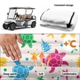 thumbnail image 5 of Yuyamidu Colorful Sea Turtle Golf Cart Seat Covers Starfish Golfcart Seat Cover with Pockets Universal Club Car Seat Towel Blanket Cute Golf Cart Accessories, 5 of 7