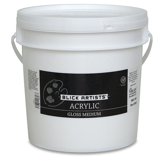 Blick Artists Acrylic Medium - Blick Acrylic Medium, Gloss, 128 oz