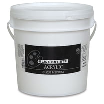 Blick Artists Acrylic Medium - Blick Acrylic Medium, Gloss, 128 oz