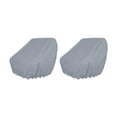 thumbnail image 1 of Fundas para asientos de barco de 2 piezas, fáciles de instalar y mantener, resistentes y universales. Gris, 1 of 8