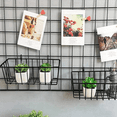 thumbnail image 4 of 6 Pcs Wire Baskets,Wall Grid Panel Hanging Wire Basket,Wall Storage and Display Basket for Cabinet & Pantry Organization, 4 of 5