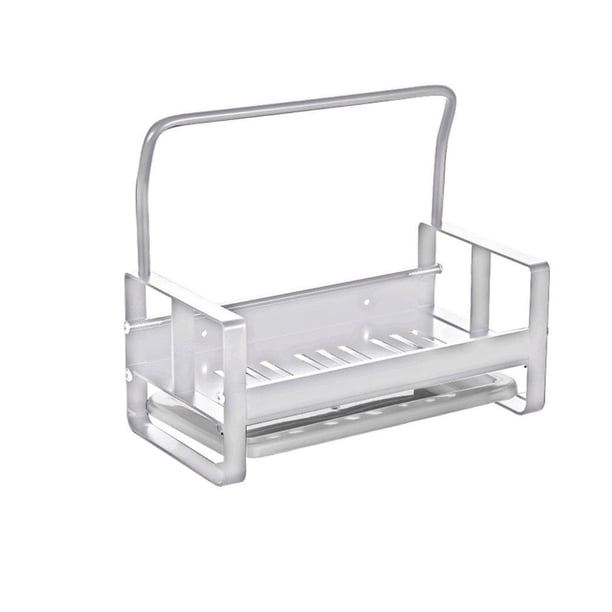 Wosthever Estante para fregadero de cocina, toallero, escurridor de paños de cocina, organizador de soporte de almacenamiento, cuenco para platos, Almacenamiento y organización del hogar Plata 17cm Wosthever HA070316-03
