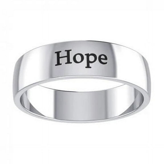 Hope 925 Sterling Silver Ring Fine Jewelry Empowering Inspirational Words