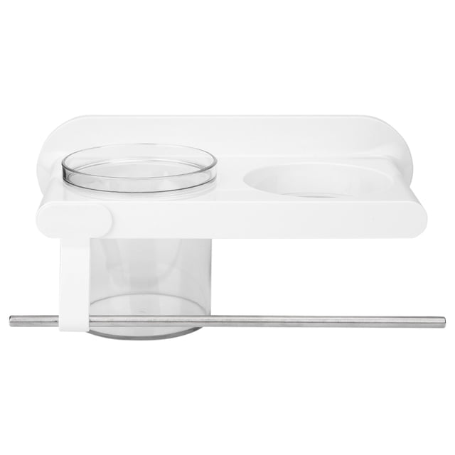 Organizador de secador de pelo, estante de almacenamiento multifuncional para baño montado en la pared, estante para secador de pelo de pared diseñado para precisión Jadeshay A
