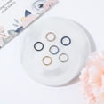thumbnail image 7 of 18G Clicker Nose Piercing Septum Ring Basic Silver Conch Helix Cartilage Piercing Earring, 7 of 7