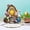 C, variant on Easter 2D Tabletop Decoration, Bunny Mushroom and Cottage Spring Holiday Ornament for Living Room Bedroom and Dining Table, Festive Indoor Centerpiece for Easter Home Decor Display