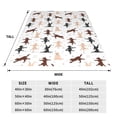 thumbnail image 3 of Balery Yoga Labrador Retriever Manta de Felpa Suave y Acogedora – Cobija de Franela Aterciopelada para Cama, Lavable y Cálida para Sofá, Mascotas, Transpirable-60"x50", 3 of 7
