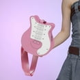 thumbnail image 3 of Jiibva Guitar Shaped Shoulder Bag Women Y2K Trendy Wide Strap Messenger Bag Ladies Luxury PU Leather Handbag, 3 of 7