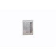 thumbnail image 1 of 3.5 x 4.75 in. Flush Pull with Mounting Holes on Face - Satin Stainless Steel Finish, 1 of 1