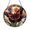 Acrylic 3.5 Inch, variant on Red Admiral Butterfly And Purple Iris Suncatcher Round Ornament Decor