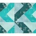 thumbnail image 4 of oneOone Cotton Flex Fabric Line|Chevron & Triangle Geometric Print Fabric By Yard 40 Inches Wide, 4 of 4