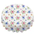 thumbnail image 2 of Pioneer Flower Floral Print Pattern Round Tablecloth 60 X 60 Inch, Wrinkle Resistant Wipeable Table Cloth for Kitchen Dining Picnic Patio Party, 2 of 6