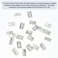 thumbnail image 3 of M4 Demi-Rond Rouleau en Ressort Écrous T Série 2020 Acier au Carbone Fente T Ressort Écrous Argent, 50 Pcs, 3 of 7