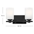 thumbnail image 6 of 54622BK Hinkley Lighting Karlie - 2 Light Bath Vanity in Transitional Style - 13.25 Inches Wide by 7.5 Inches High-Black Finish, 6 of 6