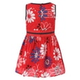 thumbnail image 2 of Richie House Girls' Sweet Sleeveless Dress with Floral Print RH1806, 2 of 7