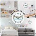 thumbnail image 4 of Bocaoying 10" Quartz Coastal Indoor and Outdoor Wall Clock, Silent Mechanism, 4 of 7