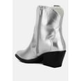 thumbnail image 3 of Wales Metallic Faux Leather Bootie, 3 of 5