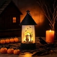 thumbnail image 4 of YLOHUIL LED Flickering Candle Lamp, Battery Operated Flameless Tabletop Decor with Vintage Design, Halloween Indoor Centerpiece for Home and Party, 4 of 5