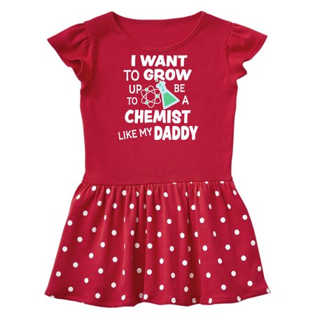 

Inktastic I Want To Grow up To Be a Chemist Like My Daddy Gift Baby Girl Dress