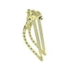 Lowrider Square Twisted Spring Fork Bars (Gold) | For 20" Lowrider Bicycles, Steel Construction