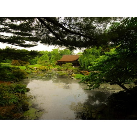 Japanese House and Garden, Fairmount Park, Philadelphia, Pennsylvania, USA Print Wall Art By Ellen