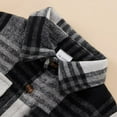 thumbnail image 5 of SILVERCELL Toddler Boys Girls Flannel Button Down Shirts Long Sleeve Plaid Shirts Jackets Tops 6M-4T, 5 of 8