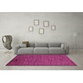 thumbnail image 3 of Ahgly Company Indoor Square Abstract Pink Modern Area Rugs, 6' Square, 3 of 4