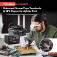 thumbnail image 3 of PYRAMID PS15K.5 - Bench Power Supply, AC-to-DC Power Converter with Car/Vehicle Plug Power Outlet (10 Amp), 3 of 5