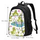 thumbnail image 5 of Balery Cartoon Frogs Mochila con carga USB para hombre y mujer - Mochila impermeable y antirrobo para laptop con puerto USB para viajes, trabajo, 5 of 7